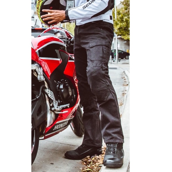 Iron Workers Rider Moto Cargo Pants Brown 34x32